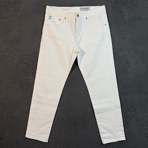 AG Adriano Goldschmied Jeans Womens 29R White Ex Boyfriend Slouchy Slim Stretch